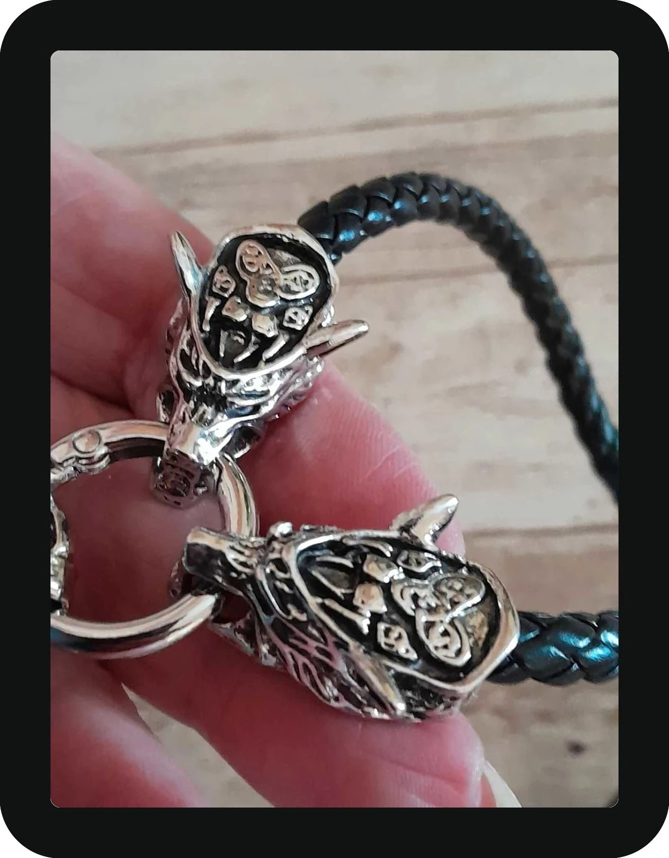 Colar de couro para Homem, viking e mitológico Nº01 – photo 3